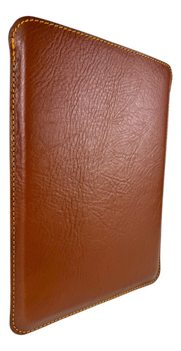Capa Case Macbook Air 13.6 M4 Couro Legítimo Forro Camurça
