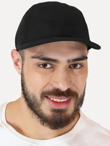 Boné Ellus Masculino E-Asa Espelhado Preto de Algodão
