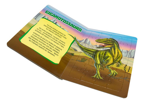 Dinossauros Em Quebra-cabeça, De (ilustrado(es) Por) Belli Studio. Editorial Todolivro Distribuidora Ltda., Capa Dura Em Português, 2020