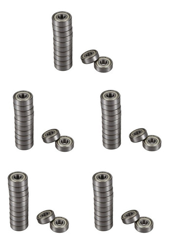 60 Unidades 608z, 22 Mm X 8 Mm X 7 Mm, Bola De Una Hilera, R