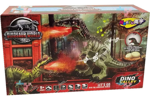Dinosaurio Infantil Mega Saurio Luz + Sonido + Movimiento