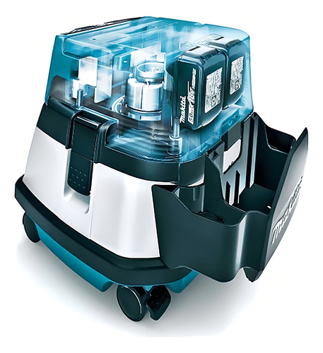 Aspiradora Makita DVC862lz 18+18 V con batería y aspiradora de agua