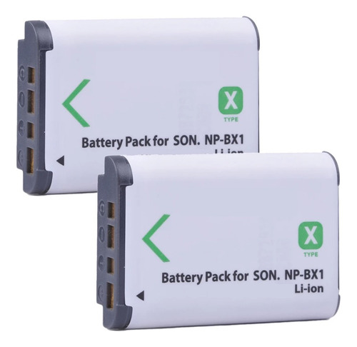 2 Baterías Alternativa Np-bx1 Sony Wx300 As10 As15 Rx100 Etc
