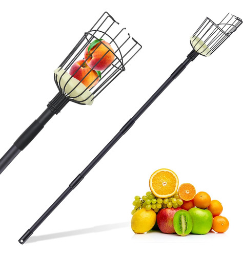 Herramienta Para Recoger Frutas Con Cesta, 7.3 Pies (88 PuLG