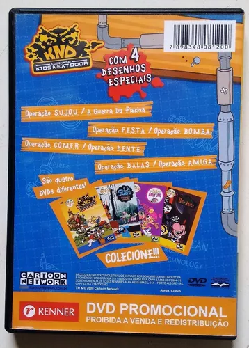 A Turma do Bairro KND Codename: Kids Next Door 1° Temporada DVD (Lacrado)