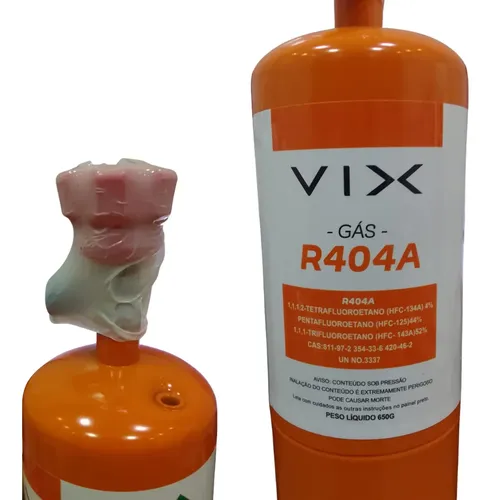 Gás R404 Vix Lata Original Com Valvula Acionadora | Parcelamento sem juros