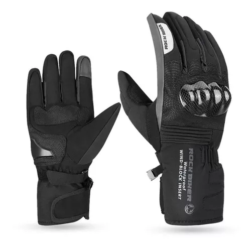 Guantes Softshell Tactil Grip Invierno Moto Guante Frio Bf