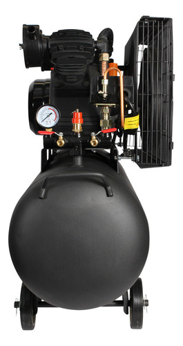 Compresor De Aire Manómetro 3 Hp Con Banda 60 Lts Mikels