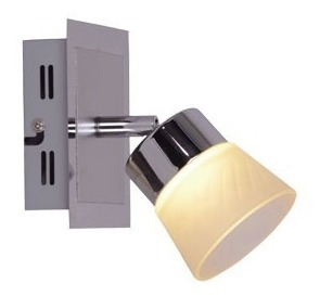 Imagen 2 de 4 de Aplique De Pared Cap 2 Luces Led Incorporado 4,2w Cromo