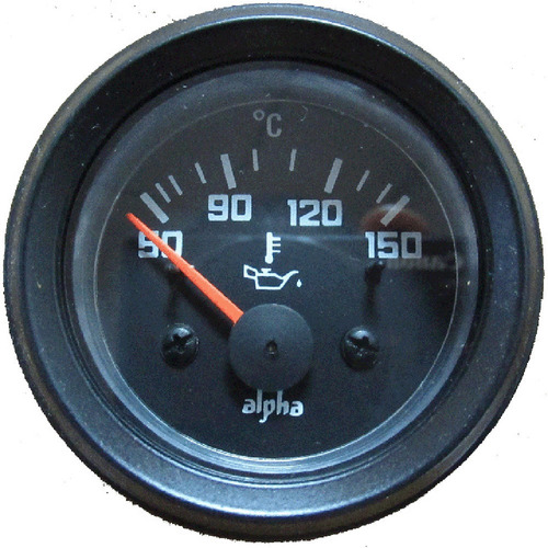 Reloj De Temperatura De Aceite Eléctrico 12v 52mm