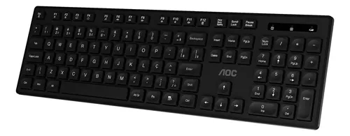 Kit Teclado e Mouse Sem Fio AOC Slim ABNT2 | MercadoLivre