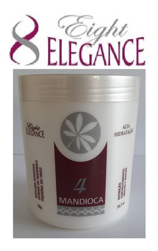 Máscara De Hidratação De Mandioca Eight Elegance 1kg Cor de cabelo Todas as cores Fragrância do tratamento Suave