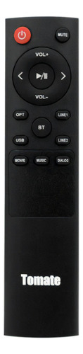 Caixa De Som Tomate Home Theater Mts-2026 100w Preto Preto