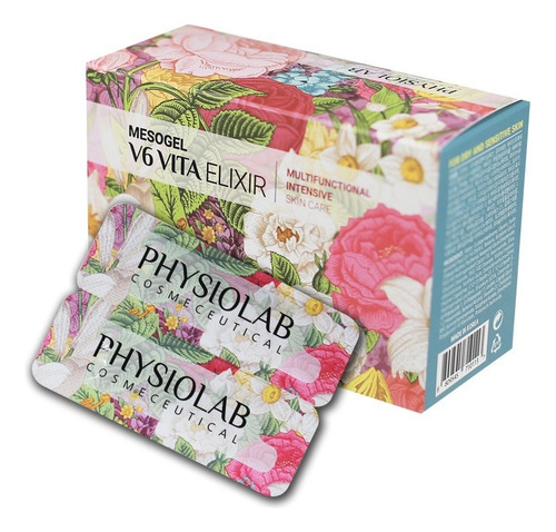 Physiolab Vita Gel Sobre Reparador Post Tratamiento 100pz Fragancia Neutra