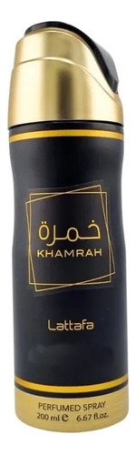 Khamrah Lattafa 200ml Perfume Spray Corporal Volume da unidade 201 mL