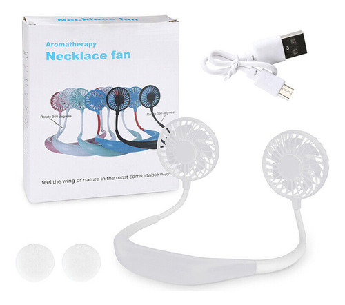 M Ventilador De Cuello Con Doble Refrigeración: Usb