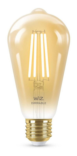 Imagen 3 de 8 de Wiz Kitx3 Bombillo Led Tipo Vintage Inteligente St19 Luz Cal