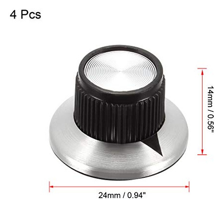 Botón De Control De Bocina Uxcell, 4 Unidades, Amplificador