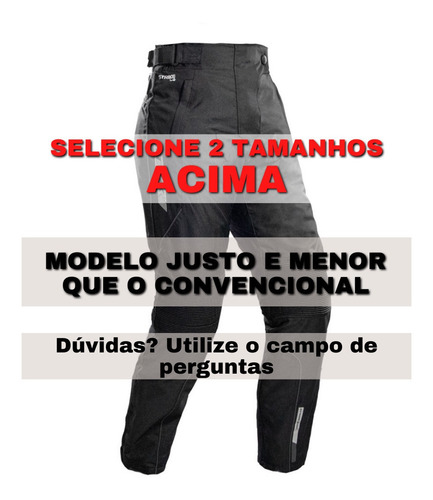Imagem 2 de 4 de Calça Motociclista Feminina Strike Lady V2 Impermeável