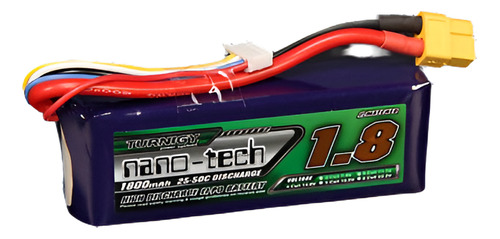 4s De 1800mah De Nano-tecnología Rc Turnigy 25 ~ 50 C Lipo P