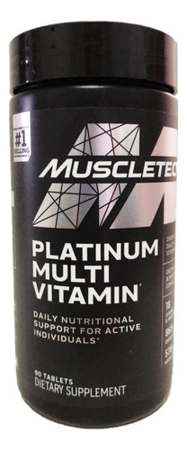 Platinum Multivitamínico Muscletech 90caps Com Selo