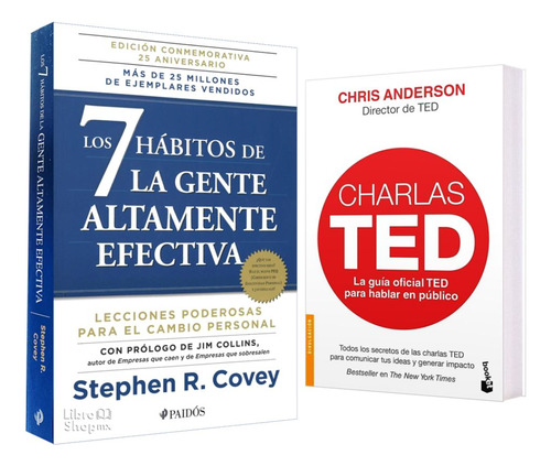 7 Hábitos Gente A. Efectiva A + Charlas Ted - Chris Anderson