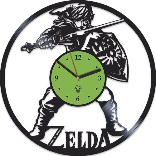 Reloj De Pared Vinilo  The Legend Of Zelda 