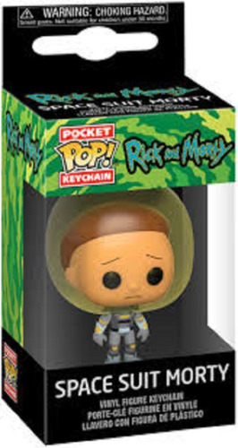 Funko Pop Keychain Rick Y Morty Space Suit Morty