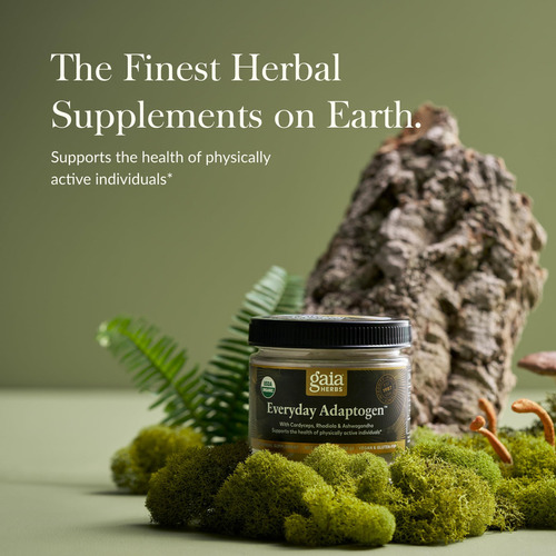 Gaia Herbs Diry Adaptogen Powder: Ayuda A Proporcionar Sopor