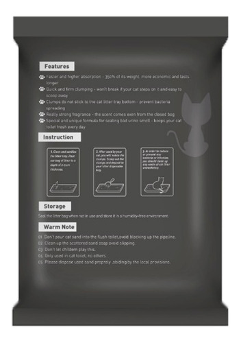 Imagen 3 de 10 de Sanitario Gato Aglomerante Bentonita + Obsequio Y E. Gratis