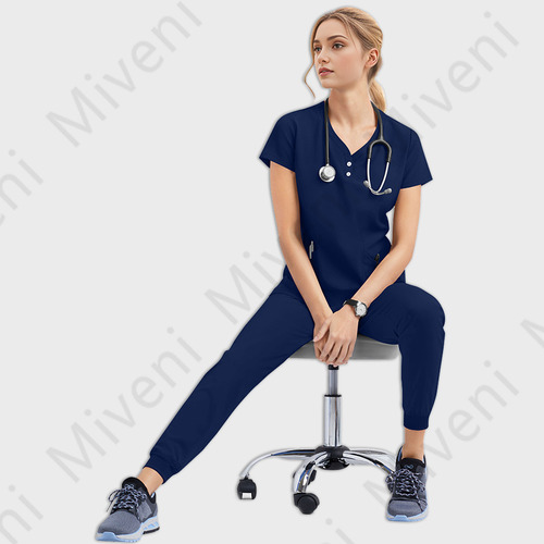 Pijama Quirúrgica Scrub Jogger Uniforme Antifluido Miveni