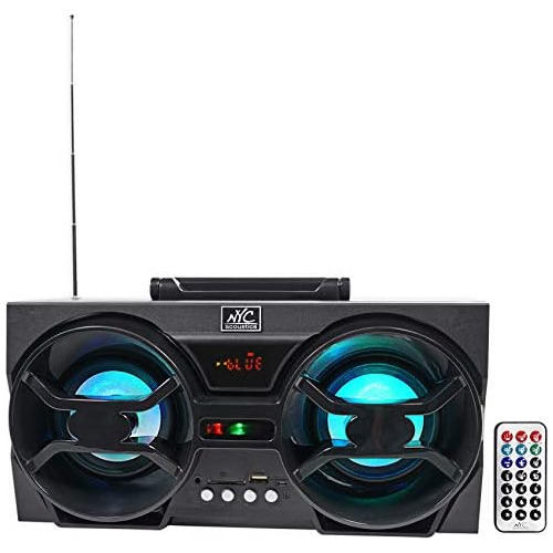 Npb3 Dual 4 Portable Bluetooth Boombox Speaker+usb/sd/...