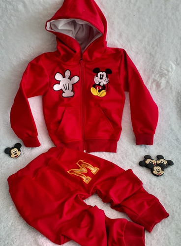 Conjunto Deportivo  Unisex Niños Estilo Mickey Mouse