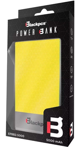 Power Bank 5000mah Carga Rapida Portatil Blackpcs Epby2-5000