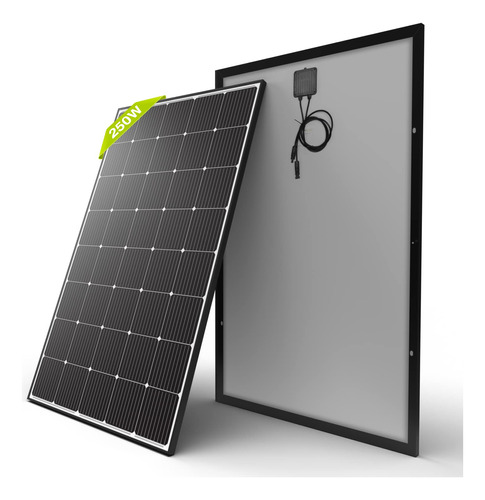 Panel Solar Monocristalino 250w Alta Eficiencia Para Carga O