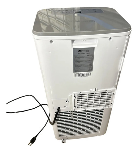Aire Acondicionado Portátil Munich 12000 Btu Control Remoto Blanco