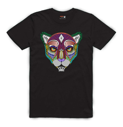 Playera Jaguar Cultura Folcklore Arte Mexicano &0039tv