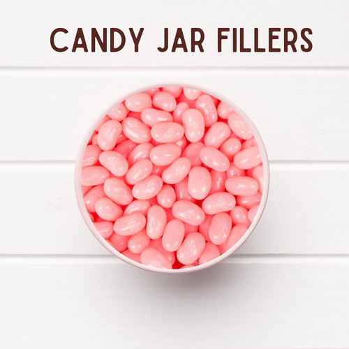 Jelly Bean Pink Bubble Gum Jelly Beans, Caramelos Masticable