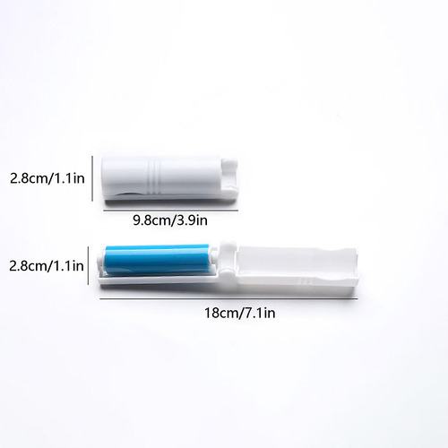 Removedor De Pelo Lavable E, 3 Unidades, Rojo Y Azul, Ropa P