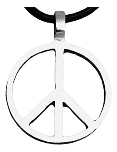 Trilogy Jewelry Pewter Classic Peace Love Hippie Colgante En