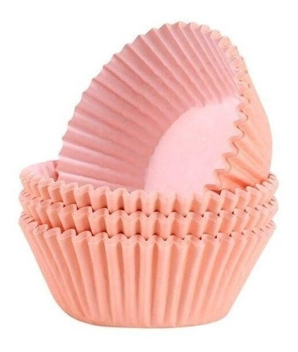 100 Capsula Para Hornear Capsula Capacillo Cupcakes Rosado