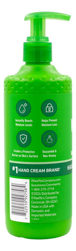 Loción O'keeffe's Working Hands Hand And Body, 355 Ml (paque