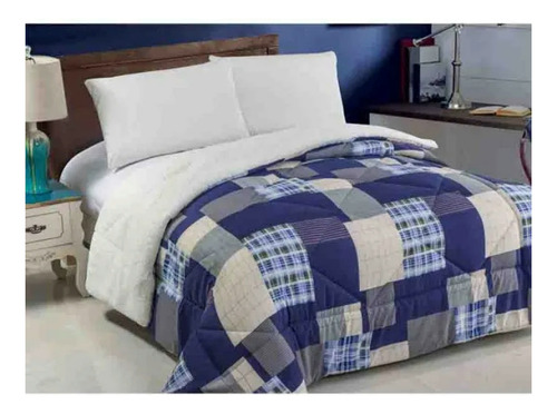 Plumon 2 Plazas Estampado Sherpa Doral