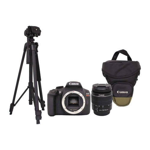 Kit De Fotografía Camara Canon T6 18-55mm Tripie Estuche 16g