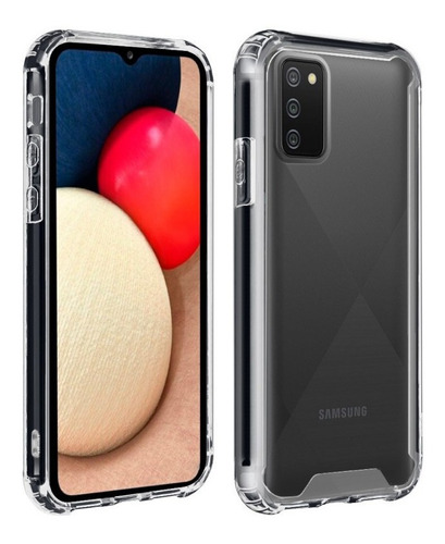 Funda Antigolpe Reforzada Para Samsung A02s + Templado