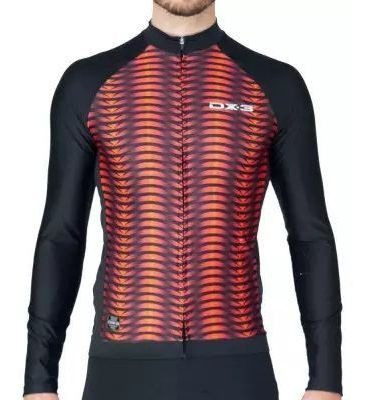 Imagem 3 de 4 de Camisa Ciclismo Masculina Dx-3 Fast Manga Longa