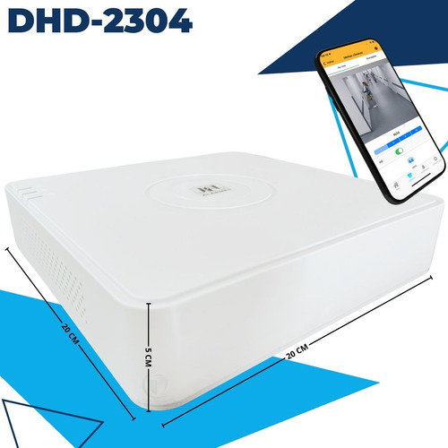 Dvr Jfl Dhd-2204n 4 Canais Full Hd 1080p 5em1 Com Hd 500gb