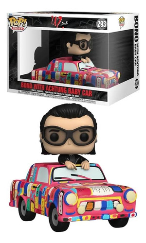 Funko Pop! 293: U2  Zootv / Bono W2ith Achtung Baby Car