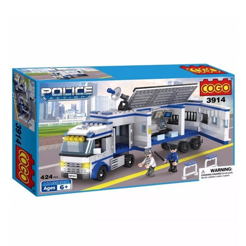 Camión Estación De Policía 424 Piezas - Encontralo.shop-