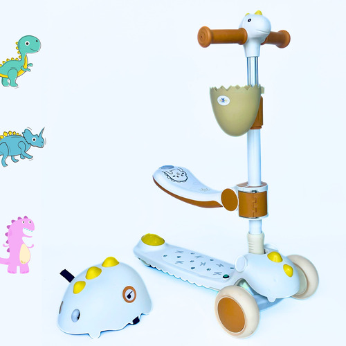 Scooter Infantil Dino White